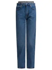 [Alexander Wang] Alexander Wang-Pre-Styled Ez Jean W/ Sporty Undie Jeans Blu-Donna 27