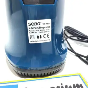 Sobo Wp 700D 立式潛水泵池過濾器 110W 5500L