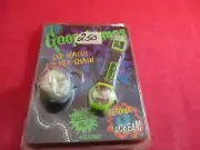 R.L. Stine Goosebumps LCD Watch & Curly the Skeleton Keychain *NEW* Nelsonic