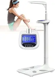 Digital Height and Weight Scale, Multifunction Physician Medical Body Weight Scale, Non-Contact Sonar Ranging, LCD Display, for Office, Home, Gym