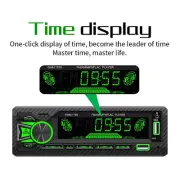 Car MP3 Player Radio Single 1 DIN Stereo FM/AM Bluetooth In-Dash Audio Receiver (for: MG)