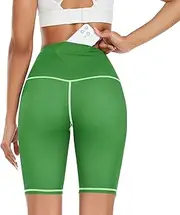 [GuoChe] DarkGreen Butt Lift Yoga Pants for Women Dance Leggings for Women Tummy Control X-Small