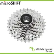 Microshift Bicycle Cassette - R8 - 8 Speed - 11-28T - Nickel Plated Sprockets
