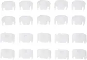 HDVCRNBAVW 20pcs Plastic Clips Brake Cable Bracket Pipe Body Retaining Holder Part Number 811611797 Retainer Rivet Fastener Automobile Fasteners and Clips