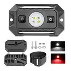 Universal Roll Bar Mount LED Dome Light w/Switch White Red for UTV Polaris US