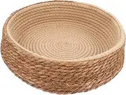 Sosoport Cute Dog Beds Rattan Pet Bed Cat Nest for Indoor Cats Basket Cat Bed Wicker Bed for Cat Pet Bed for Indoor Cats