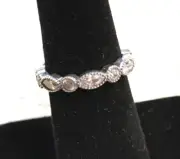Pandora Alluring Brilliant Marquise Ring #190940CZ +HINGED BOX+POLISH CLOTH+Tag