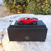 1/43 MG Cyberster Pure electric concept vehicle diecast model red Color