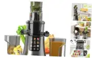 Cold Press Juicer Machines, 2-in-1 Masticating Juicer for Juice & Ice Cream,