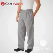 Chef Check Baggy Pants SMALL - Chef Works
