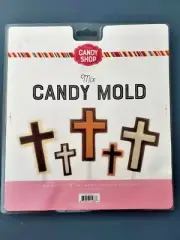 Easter Candy Soap Mold Chocolate Jesus's cross varied sizes lollipop & bite-size