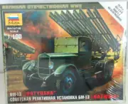 BM-13 "Katyusha" Zvezda 6128 1/100 Soviet Rocket Launcher open box