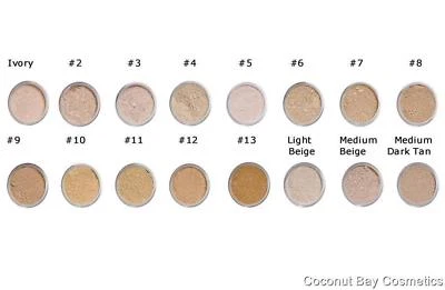 Large 10g Medium Beige MATTE MINERAL POWDER MAKEUP FOUNDATION