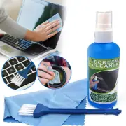 80ml Screen Cleaner Cleaning Kit LCD Plasma PC Laptop Tablet Monitor Display AU