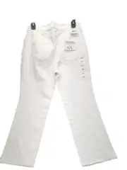 Gloria Vanderbilt Amanda Slimming Jeans Womens 10p short White P368