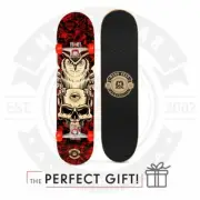 Madd Gear 31"x7.5" Nollie Complete Skateboard - Watcher - Alloy Trucks - ABEC-7