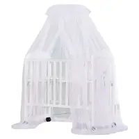 在飛比找momo購物網優惠-【VIVIBABY】台灣製 MIT 嬰兒床蚊帳 豪華全罩式(