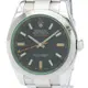 [二手] 【日本直送】拋光 ROLEX Milgauss 不鏽鋼自動手錶 116400GV BF563319