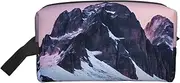 [FSCEV] Travel Mountain Storage Bag Toiletry Bag Travel Bag Cute Cosmetic Bag Makeup Accessories, White, One Size
