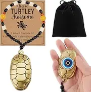 Heavy Brass Fidget Toys for Adults, EDC Metal Fidget Desk Spinners,Turtle Shell Collectible Figurines Desk Decor CreativeCar/Backpack /Key Decor Pendant