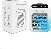 Portable Air Conditioners Fan, Evaporative Air Cooler, USB-C Personal Mini Air Conditioner Touch Screen Desktop Cooling Fan for for Home Room Camping Car Office