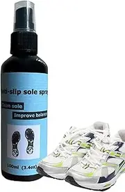 [Generic] Traction Spray for Shoes - Shoe Grip Spray | 100ML Anti-Slip Sole Spray | Spray for Basketball Shoes | Shoe Sole Protector Spray Improves Traction Cleans & Rejuvenates Shoe Soles Enhancer
