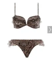 Zimmermann Tali Mesh Ruffle Bikini Sz Au 1 and 2 (usa 4 and 6) new