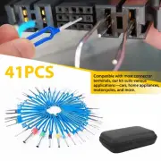 Pin Extractor Tool Terminal Ejector Connector Removal Set 41x & Protective Bag