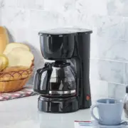 Medium 5 Cup Black Drip Coffee Maker With Removable Filter Basket Free Shipping