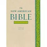 THE NEW AMERICAN BIBLE: BLACK DURADERA WITH ZIPPER CLOSURE, GILDED EDGES, RIBBON MARKER, PRESENTATION PAGE