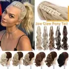 Short Claw Clip In Ponytail Hair Extensions Curly Real Natural Thick As Human AU