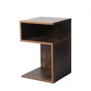 2x Bedside Tables Wood Side End Oak