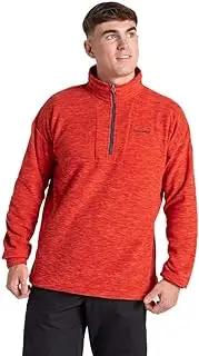 [Craghoppers] Men's Esk Half Zip Fleece Insulated Layer Top Blue, Blue, XXL