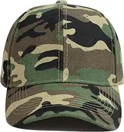 Camo Hat for Men Women, Adjustable Gray Army Military Camouflage Baseball Cap, Hunting Fishing Outdoor Sport Dad Hats