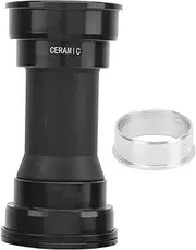 Qukaim Press Fit Bottom Bracket BB86‑92 Mountain Bike Hollow Press Fit Bottom Bracket Black Compatible with Road Bike and Mountain Bike Bicycle Accessories