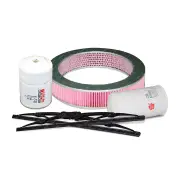Sakura Front Wiper Blades & Filter Service Kit for Nissan Patrol MQ 3.2L 83-87