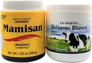 La Vaquita Bálsamo Blanco (240g) & Cosmetic Ointment (200g) – Enhance Workout Intensity, Promote Sweating, and Support Muscle Recovery