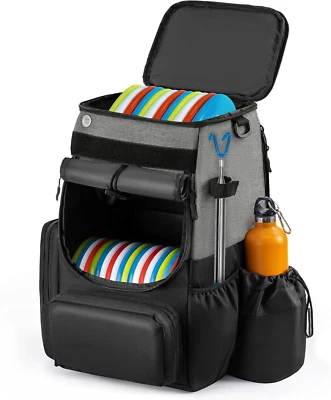 Golf Bag Heavy Duty 600D Polyester with Insulated Cooler-Disc Golf Backpack 26+