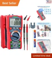 Digital Multimeter - 6000 Counts Auto-Ranging - Voltage Tester - Accurate