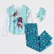 NWT Girls Disney Encanto Pajamas Set Shirt Pants Socks Sz 10/12 Movie NEW