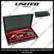 Leyla Brain Retractor Neurosurgery Flexible Arms - Complete Set With Carry Box