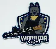 OLight Dog Warrior Patch • 2025 SHOT SHOW• EDC Collectible • Hook & Loop Style