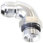 Aeroflow 90° ORB to Male AN Full Flow Adapter -16 ORB to -16AN, AF903-16S
