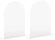 HEALSOPTHY 2 Sets Clear Acrylic Table Numbers for Wedding Reception Decor Food Signs for Buffet Table Centerpieces Easy Setup for Efficient Seating Arrangements
