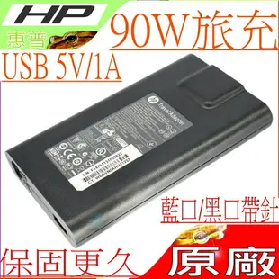 HP 90W 變壓器 適用惠普 19.5V，4.62A(旅充)，6735B，6735S，6830S，6910P，8440P，8440W，8460P，8510P，ED495AA