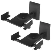 Speaker Brackets Wall Mounts RAXX Heavy Duty 25kg Black for Bookshelf Speakers