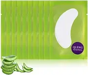 55 Pairs Set, Under Eye Hydrogel Pads, Professional Lint Free Eye Mask Eyelash Extension Gel Patches Kit for Adhesive Lash Beauty Tool (Green)