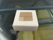 x1000 White Gift Box Window Soap Cardboard