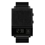 NIXON 科技潮流方型電子腕錶-黑(A1266001)/35X45MM