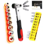 Socket Wrench Set 20 PCS- 1/4" HEX Drive Socket Set 9 PCS 5-13MM + Double Sid...